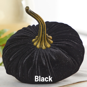 Pumpkin Large Velvet, Fall Decor, Shelf Sitter, Tablescape