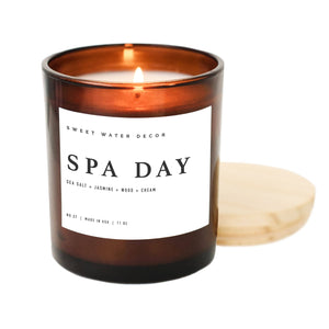 Spa Day 11 oz Soy Candle - Home Decor & Gifts